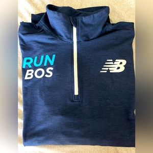 NEW BALANCE BOSTON DRI FIT QUARTER ZIP XL PULLOVER/JACKET